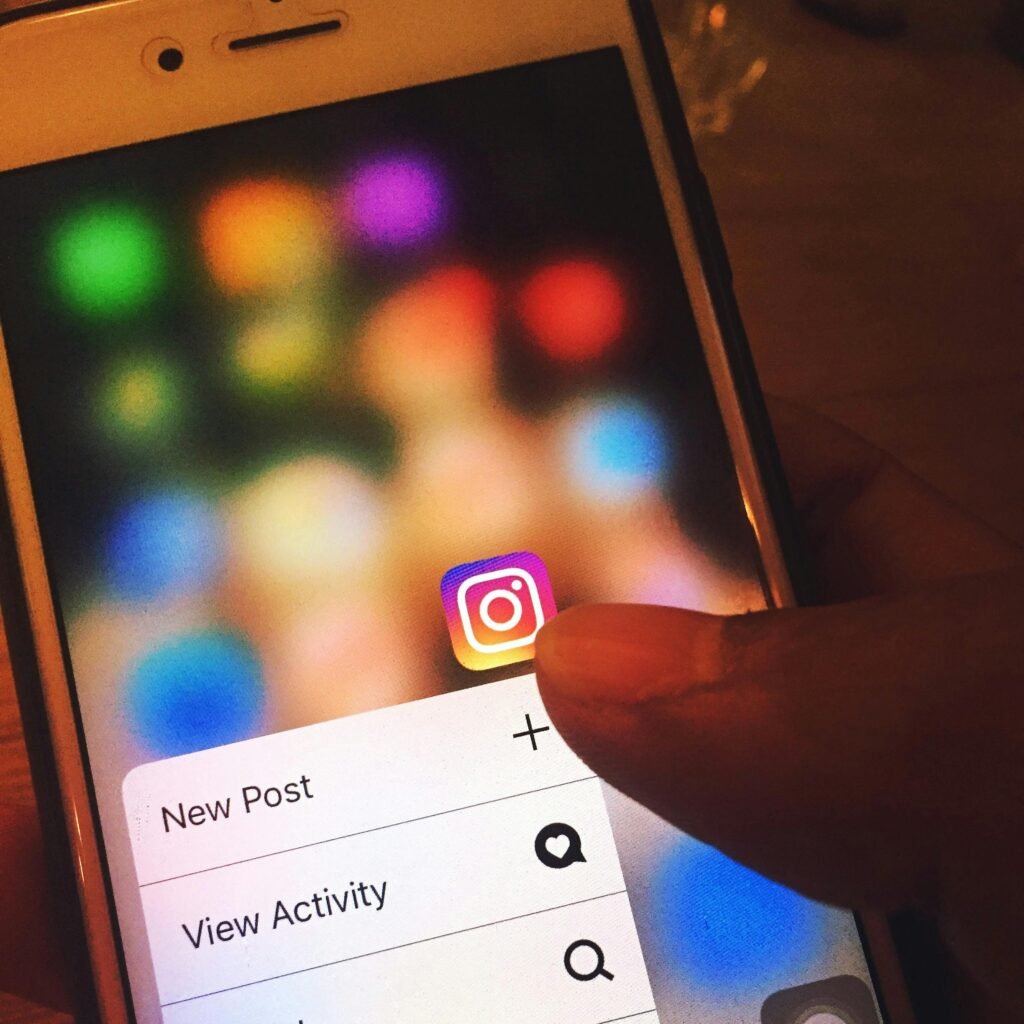 application Instagram sur un smartphone